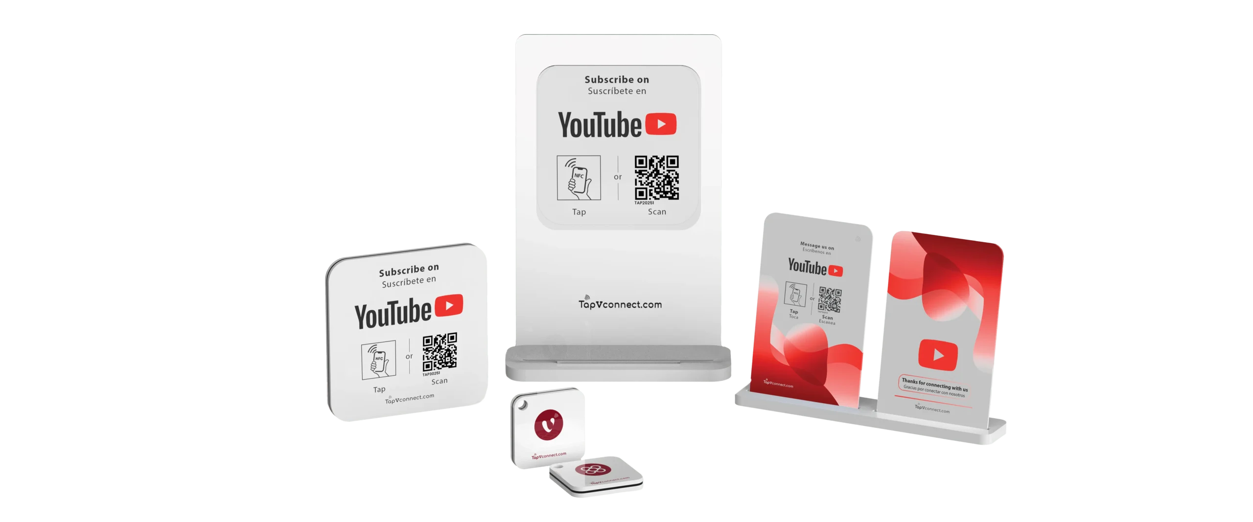 Youtube Bundle with NFC cards and stands