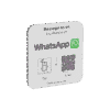 WhatsApp Sticker with NFC and QR code